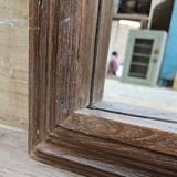Burmese teak mirror