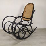 Rocking-chair curved wood