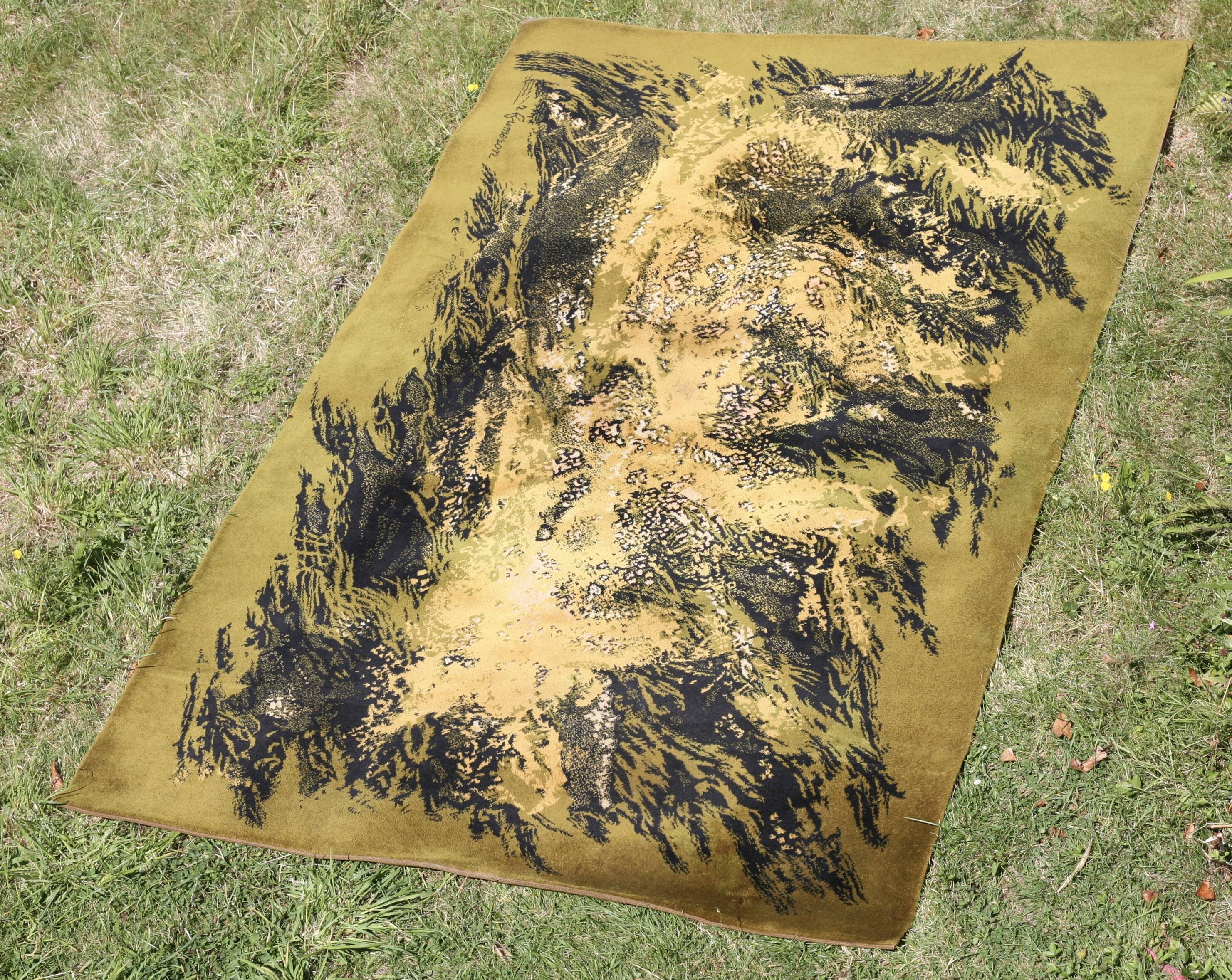 Rug by René Furonon. France, circa 1960