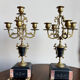 Pair of 5-light candelabra in Empire style