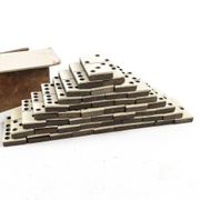 Postmodern domino game, Poland, 1950s, set of 28