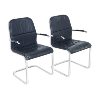 Set of 2 armchairs "Cicero", Kenneth Bergenblad, DUX, Sweden, 1980