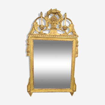 Gilded mirror Louis XVI