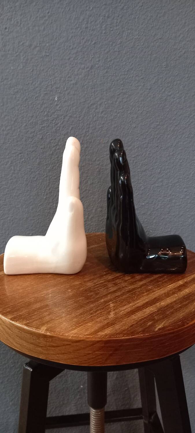 Hand bookend
