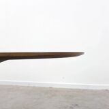 Circular coffee table in oak by Arne Jacobsen for Fritz Hansen, 1960s