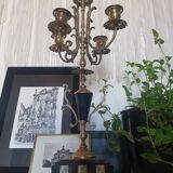 Chandelier laiton et marbre