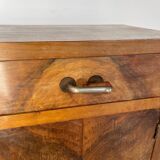 Tables de chevet italiennes élégantes de style art déco des années 1940/1950.