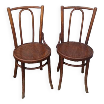Pair of bistro chairs