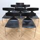 Set of 8 Saya dining chairs, Arper