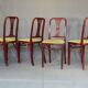 Set of 4 Art Deco chairs by Thonet, No. A78, circa 1930