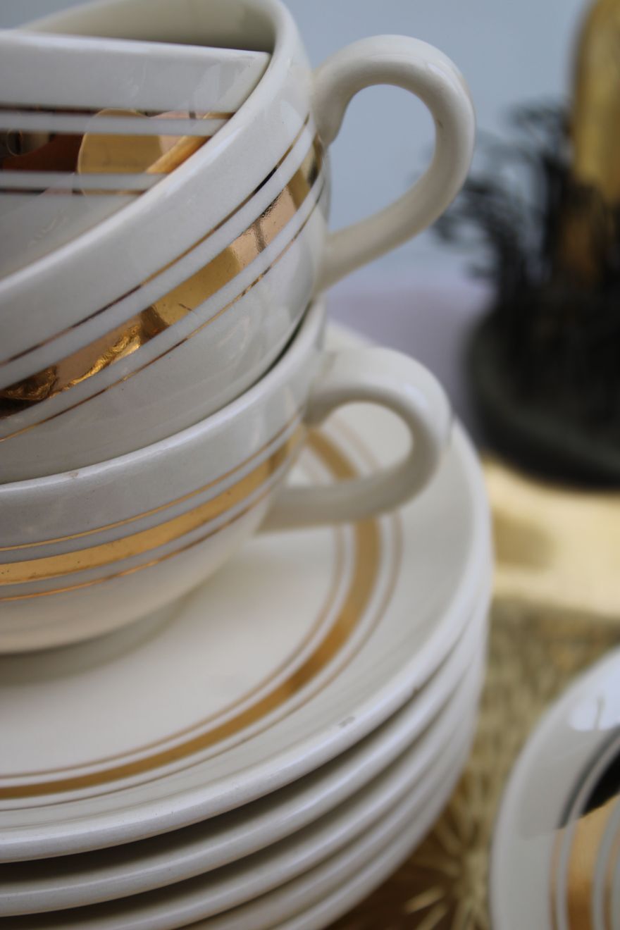 Set of 6 villeroy and boch coffee cups