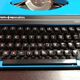 Sperry Rand Remington 1020 blue typewriter