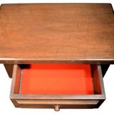 Solid oak bedside table, 59x37x57cm