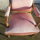Fauteuil en noyer blond du XlXème siecle