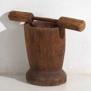 Antique wabi-sabi style mortar and pestle (c.1920) #1