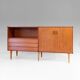 1960s Vintage Teak Sideboard with Drawers in Scandinavian Style