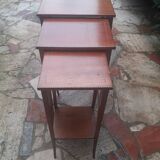 Mahogany nesting tables
