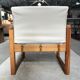 Vintage armchair by Karin Mobring from the 70s, new fabric and straps