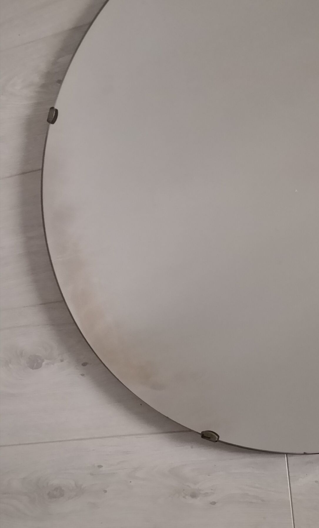 Miroir rond scandinave années 60 70cm