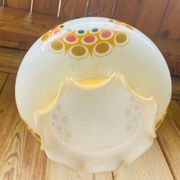 Suspension opaline vintage 70