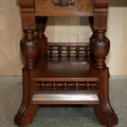 Shannon File Co drum desk in Victorian walnut with certificate.