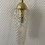 Glass globe portable lamp