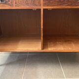 Scandinavian rosewood sideboard with 2 drawers by Eric Brouer for Mobelfabrik 1970
