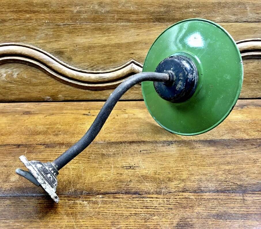 Old swan neck lamp