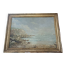Sea scene painting signed FRAYARD lower right