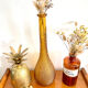 Vintage amber Empoli carafe