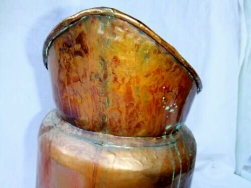 Coal bucket XIX copper pouring