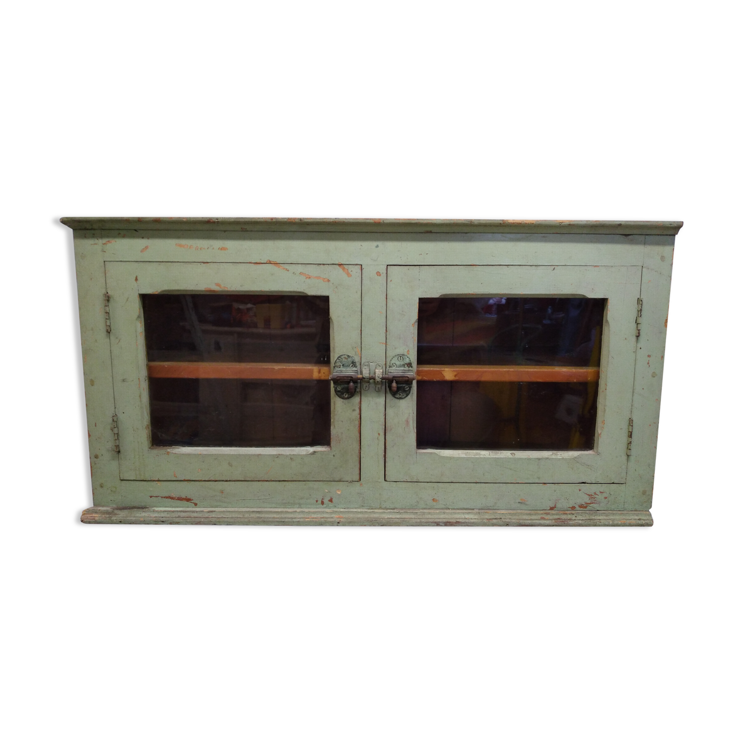 Antique glazed furniture / showcase