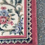Persian rug in virgin wool, red beige velvet, 200x170 Saint Maclou