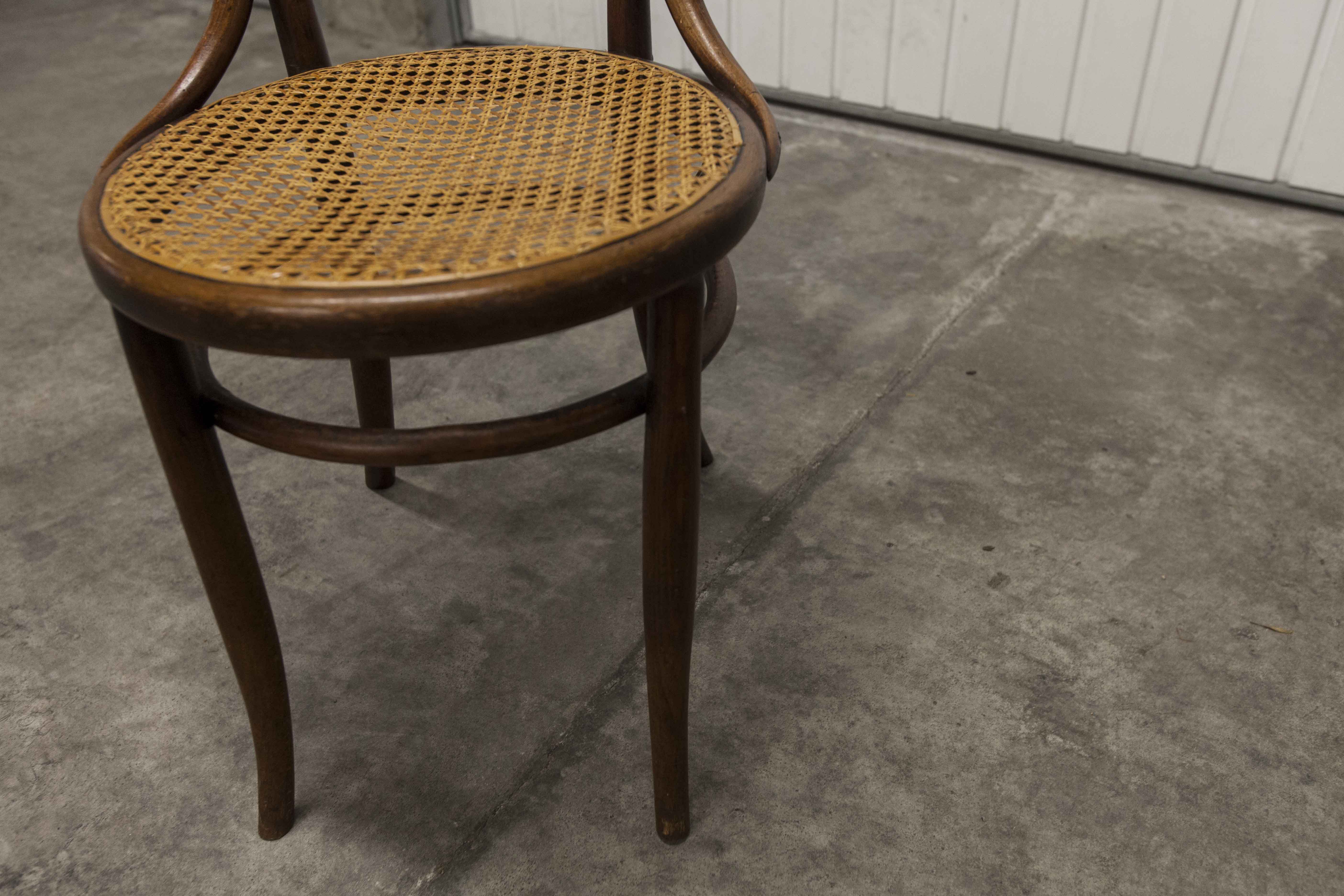 Bistro chair bentwood 1900 canning