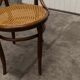 Chaise bistrot bois courbé 1900 cannage