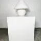 Opaline Mushroom Table Lamp By Paolo Venini For Murano, Italy, 1970S