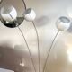 DELMAS three-arm chrome floor lamp - vintage 1970s