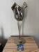 Bougeoir en verre 36cm  Murano vintage