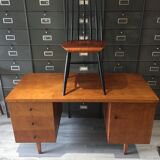 Vintage desk set and Scandinavian chair
