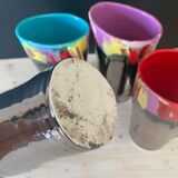 Multicolored cups Vallauris
