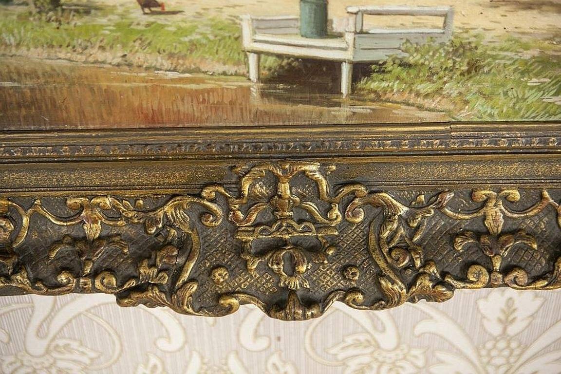 H. Veeninga, Landscape, Early 20th Century, Oil Painting on Canvas