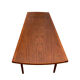 Table basse danoise en teck 1950