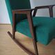 Fauteuil à bascule vintage des années 50.