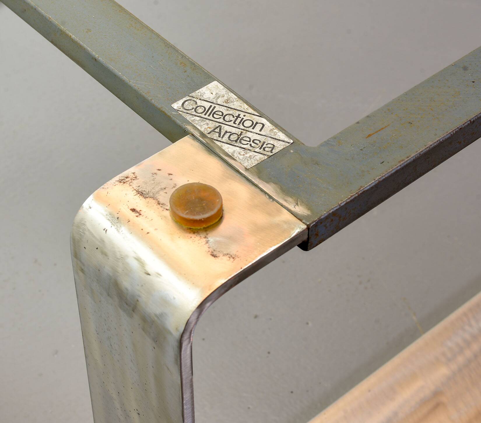 Ardesia Collection Square Slate Stone Coffee Table in Pia Manu Style, 1960s