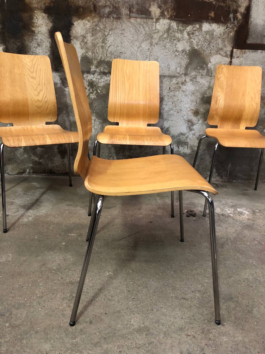 4 Gilbert Chairs IKEA 1999 Design | Selency