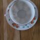 3 cups and saucers in fine porcelain