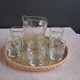 Carafe and glasses