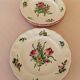 4 assiettes plates "Réverbère fin" KG Lunéville