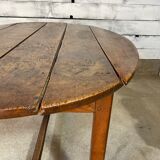 Ancienne table de ferme ovale