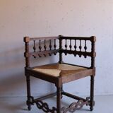 Vintage fireplace corner chair